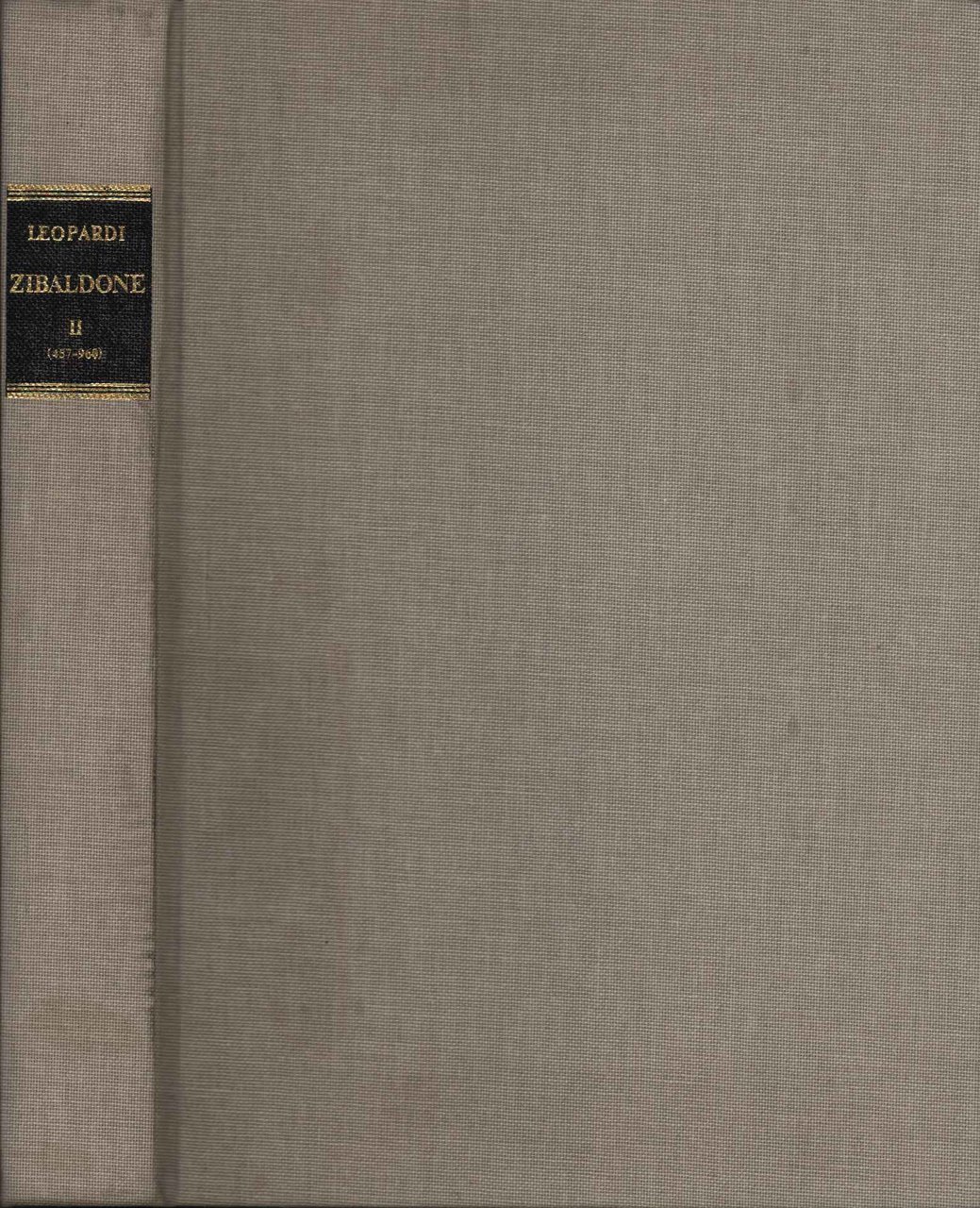 Zibaldone di pensieri II
