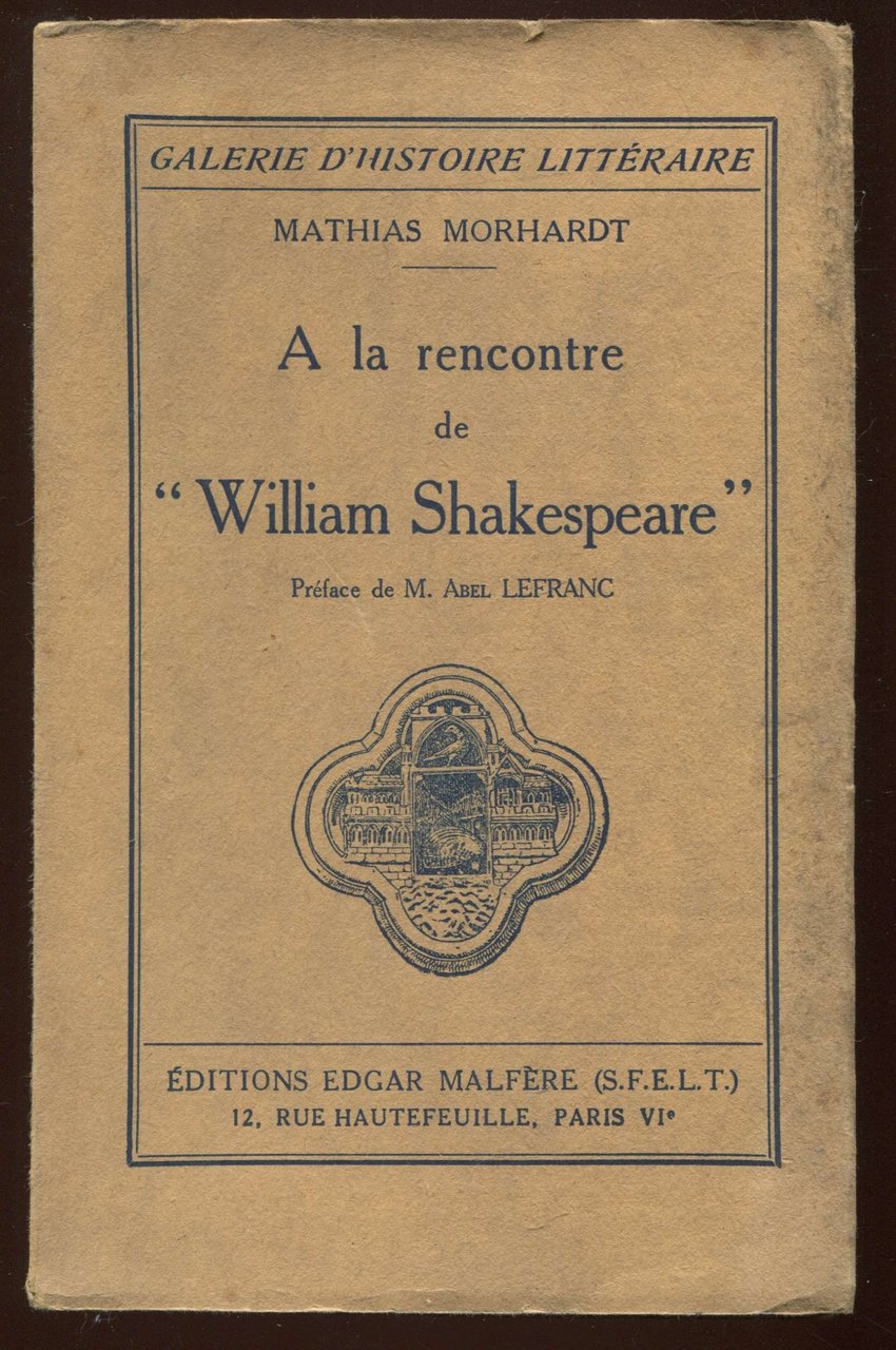A la rencontre de "William Shakespeare"