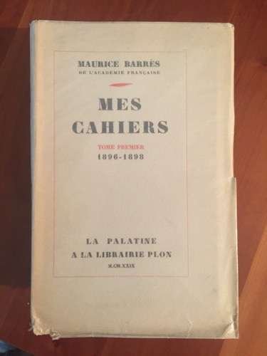 Mes cahiers Tome 1. 1896-1898