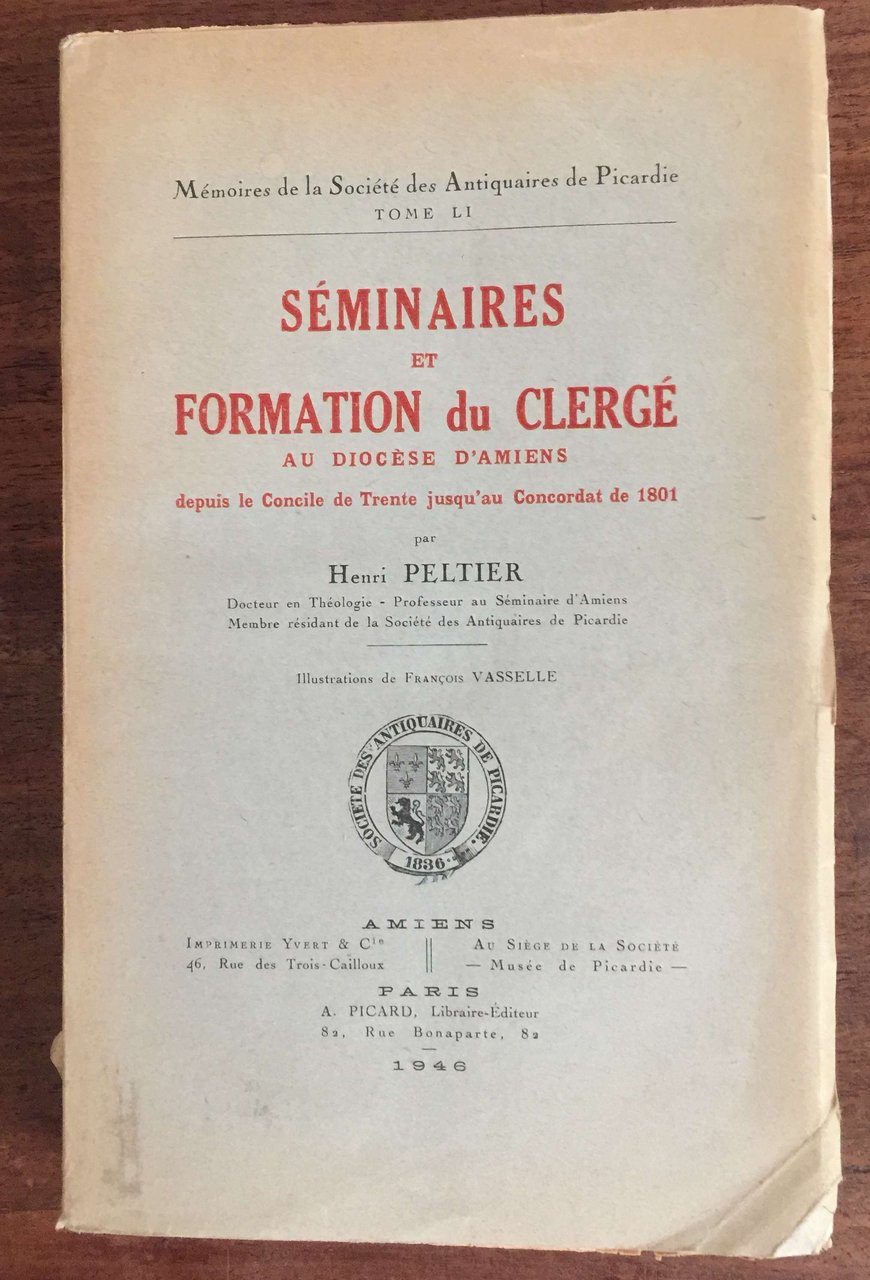 Séminaires et formation du clergé au diocèse d'Amiens depuis le …