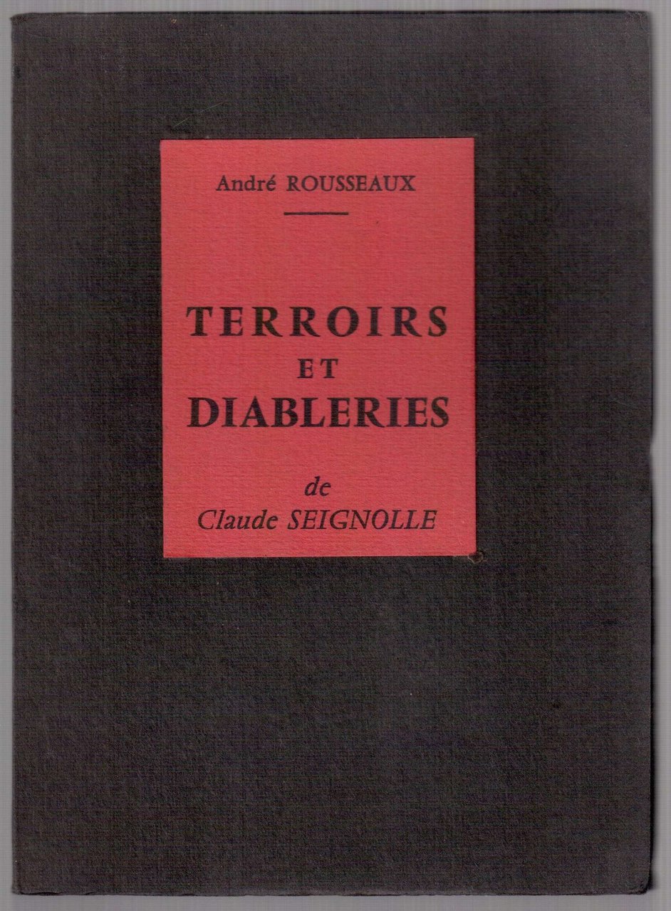 Terroirs et diableries de Claude Seignolle