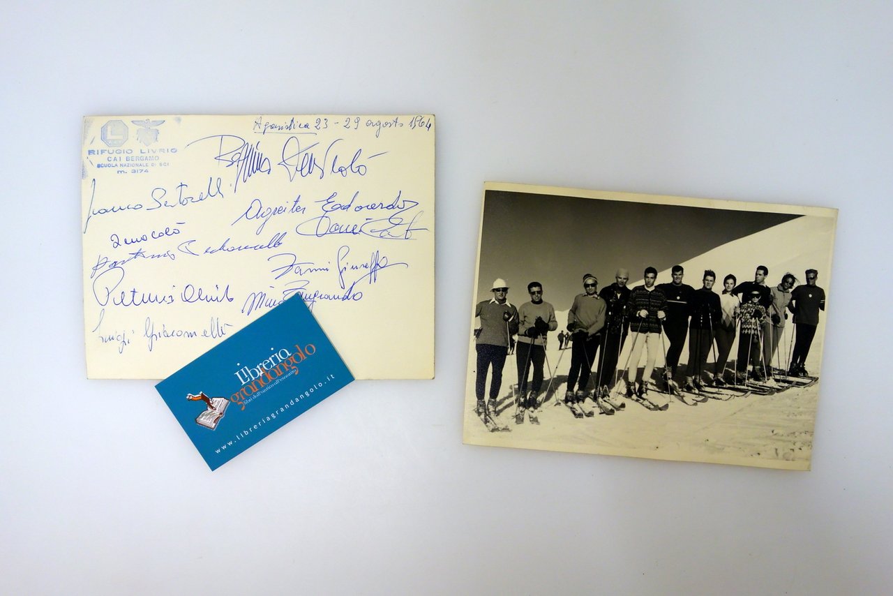 10 Autografi Zeno Colò Edoardo Agreiter Sci Sciatori Rifugio Livrio … | Immagine principale
