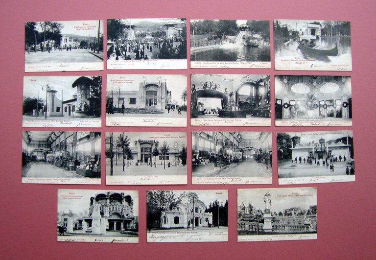 15 Cartoline Torino Prima Esposizione Internaz.Arte Decorativa Moderna 1902 VG | Immagine Gallery 1