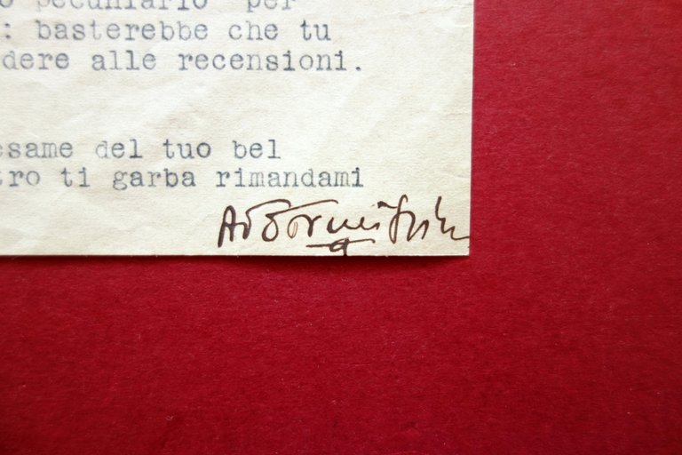 2 Autografi Angelo Fortunato Formiggini Lettera Firma Cartolina Editore 1914-16