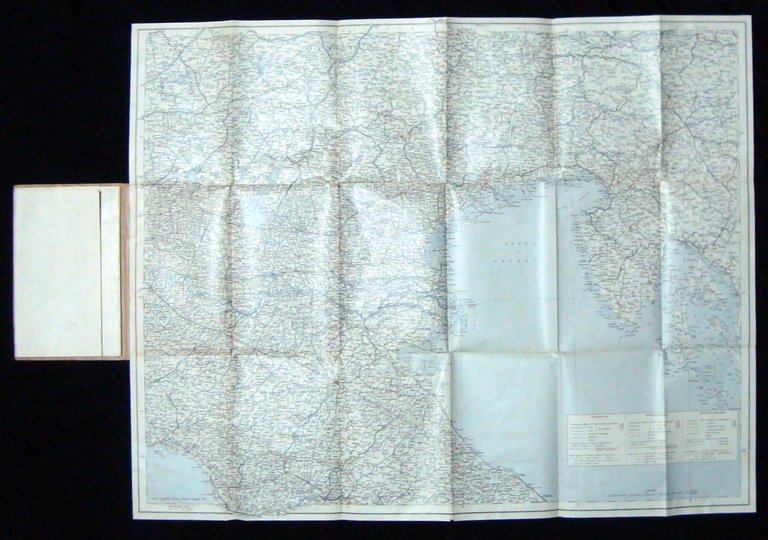 2 carte geografiche Nord Italia 1912 Istituto Geografico Militare Firenze