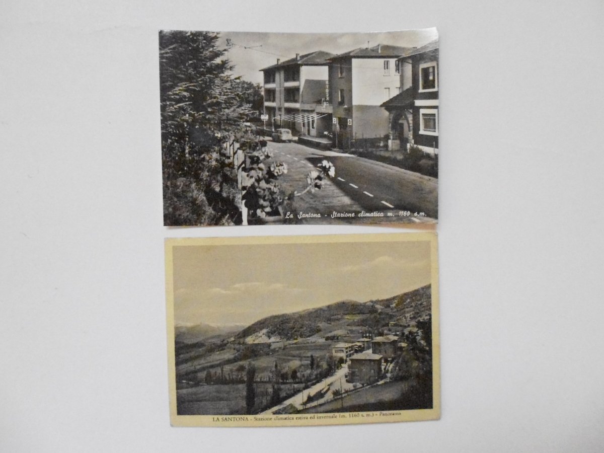 2 Cartoline La Santona Stazione Climatica Estiva Ed Invernale 1953 … | Immagine principale