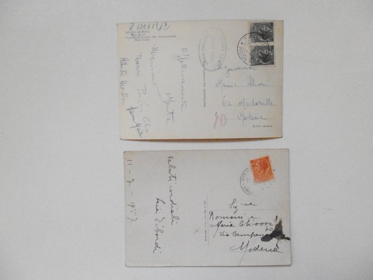 2 Cartoline Lago Santo Gite sul Lago Pesca Campeggi 1957 … | Immagine Gallery 2