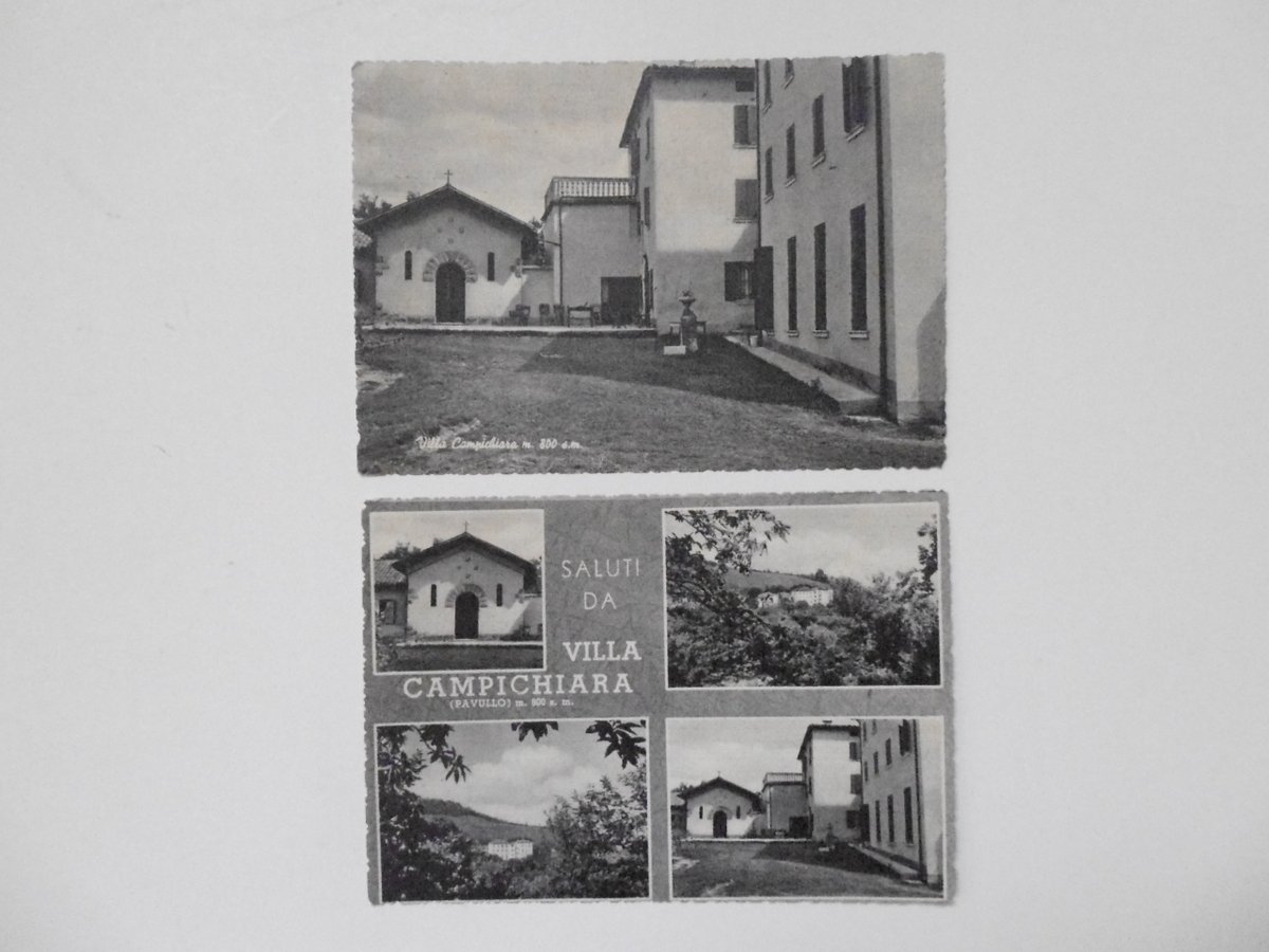 2 Cartoline Saluti da Villa Campichiara ( Pavullo) 1957 1960 …