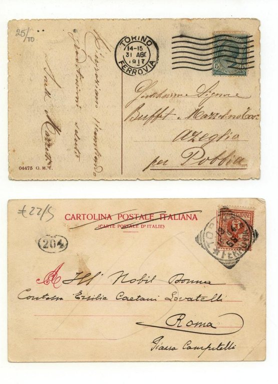 2 Cartoline Torino Ponte sulla Dora Stazione Porta Nuova E …