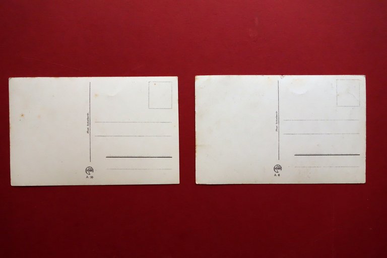 2 Fotocartoline Originali Nudo Femminile Anni '40 Non Viaggiate Erotica