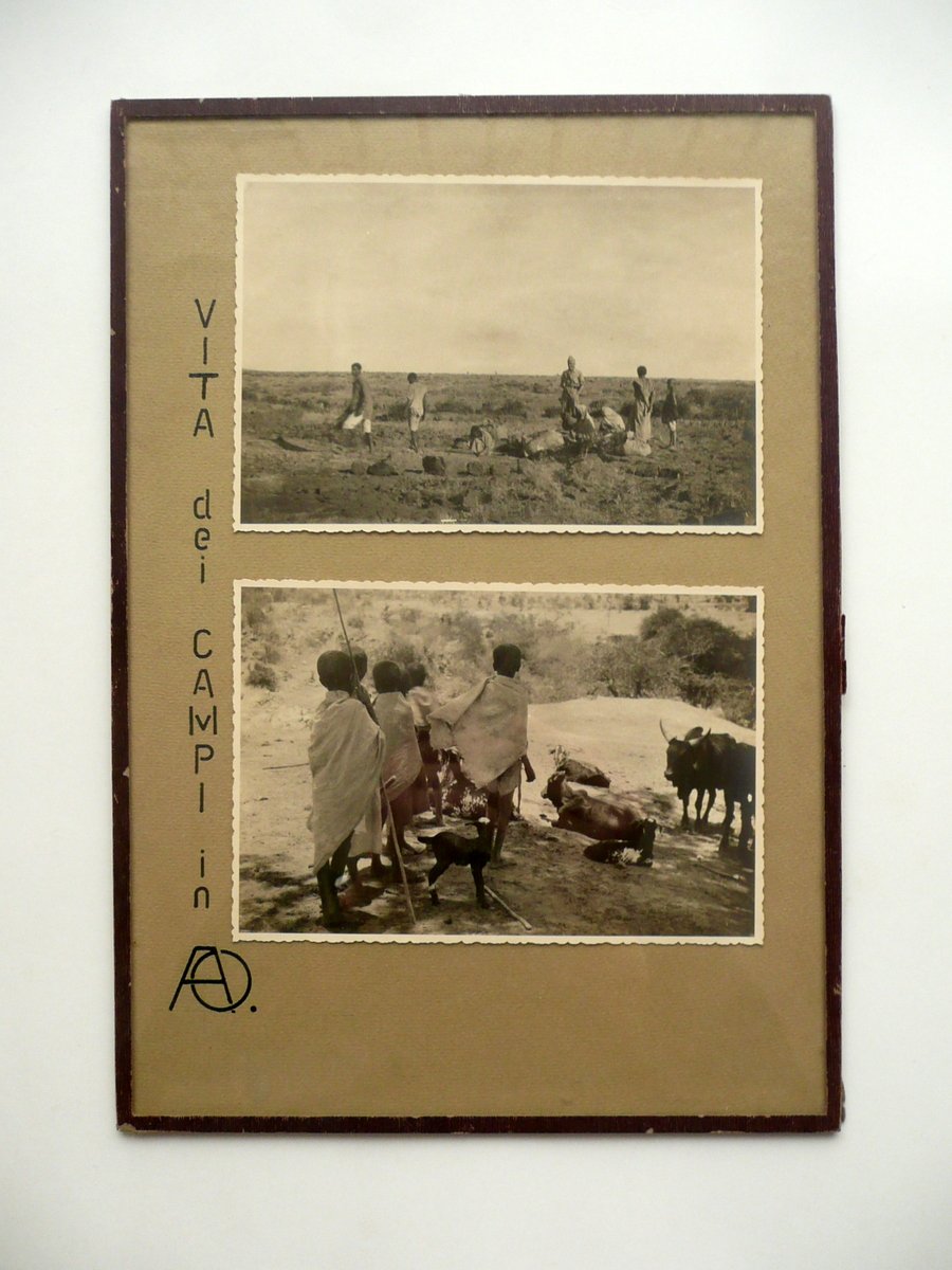 2 Fotografie Originali Vita dei Campi in Africa Orientale AOI … | Immagine principale