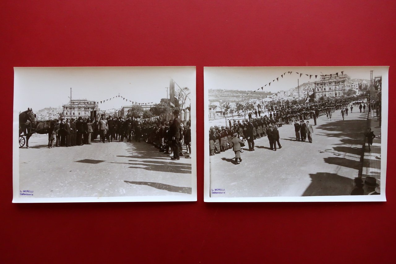 2 Grandi Fotografie Caltanissetta Sfilata Corteo Foto Morelli Ventennio Anni … | Immagine principale
