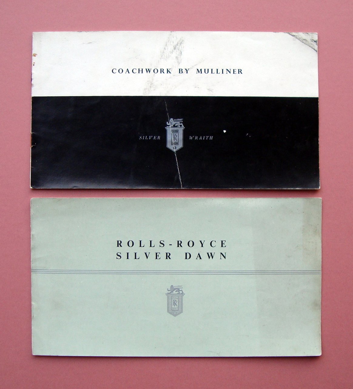 2 libretti Rolls-Royce Silver Wraith Silver Dawn auto