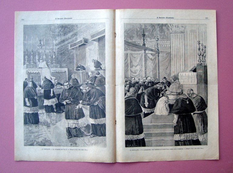 2 numeri Il Secolo Illustrato n 708-709 1903 Incoronazione Papa …