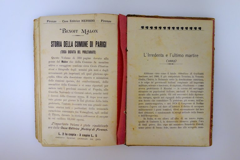 24 Fascicoli Cospirazioni e Battaglie 1821-1870 Nerbini 1905 Risorgimento Raro