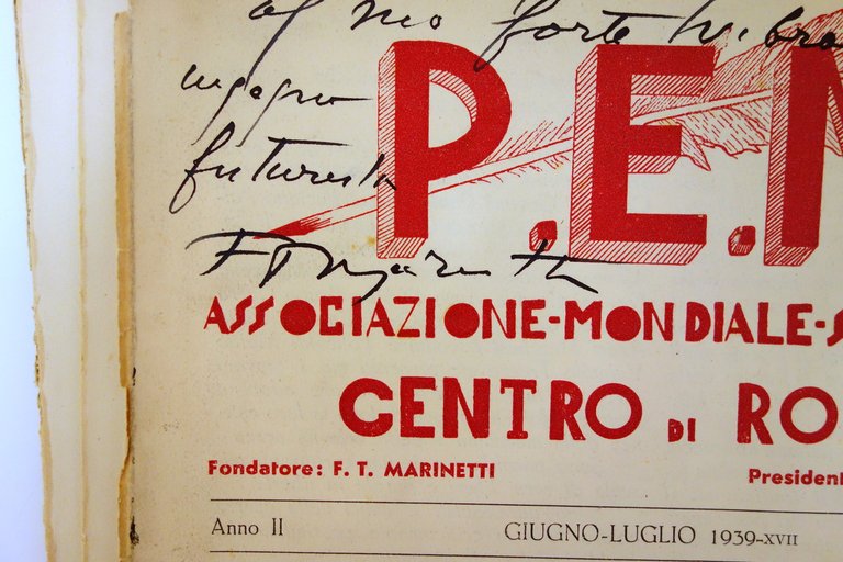 24 Giovani Aeropoeti Futuristi PEN Anno II N. 3-4 Roma …