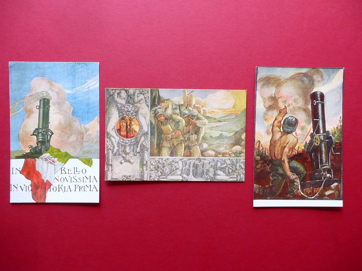 3 Cartoline Bombardieri Prima Guerra Mondiale 1918 Originali WW1 Guerra …