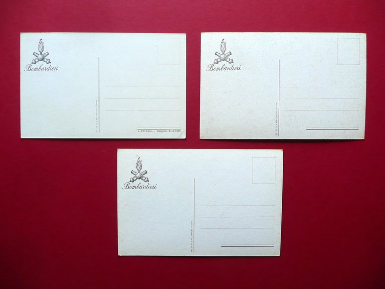 3 Cartoline Bombardieri Prima Guerra Mondiale 1918 Originali WW1 Guerra …