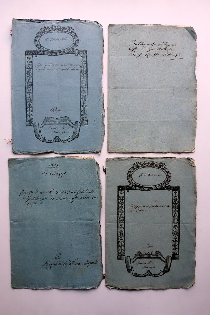 4 Atti Notarili Privati Rogiti Prignano Modena Costi Benassi Fantini …