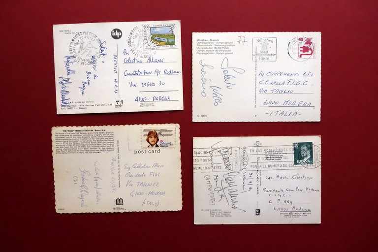 4 Cartoline Stadi Valencia Napoli Monaco Yankee Stadium NY Anni … | Immagine Gallery 2