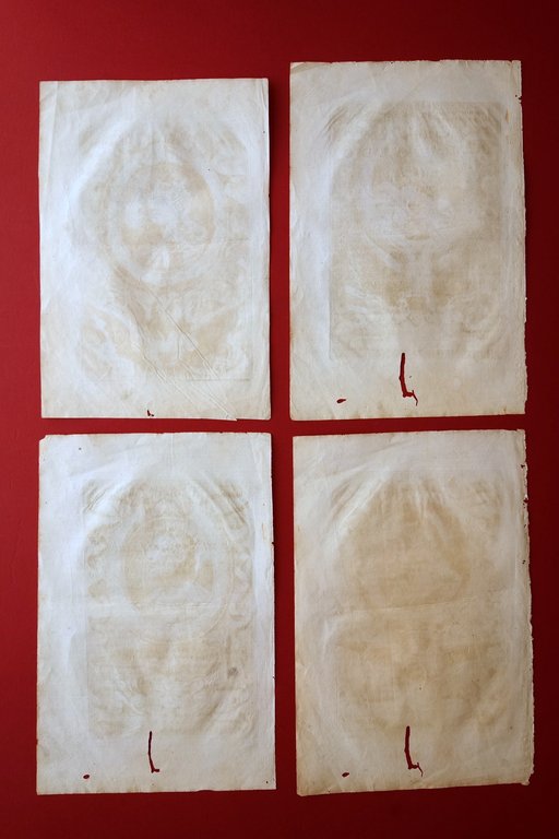 4 Incisioni Re Longobardi Ragumberto Cuniperto Ariperto Bertarito Belisoni Pavia | Immagine Gallery 2