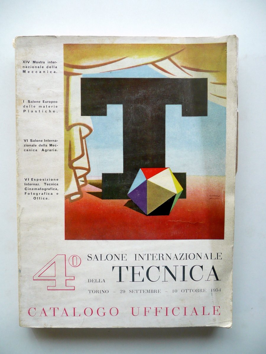 4∞ Salone Internazionale della Tecnica Torino 1954 Catalogo Ufficiale Fotografia