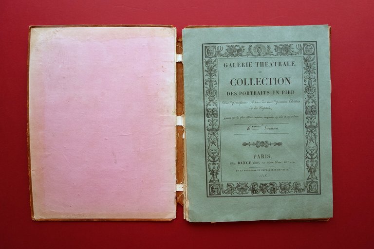 4 Tavole Costumi Teatrali Colorate a Mano Galerie Theatrale Paris … | Immagine Gallery 1