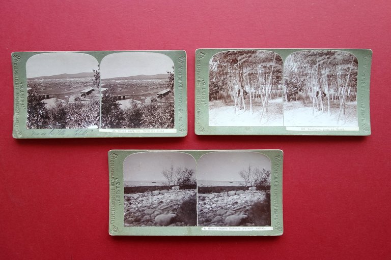 5 Fotografie Stereoscopiche Russe Mosca Fine '800 Vedute Panorami Originali | Immagine Gallery 3