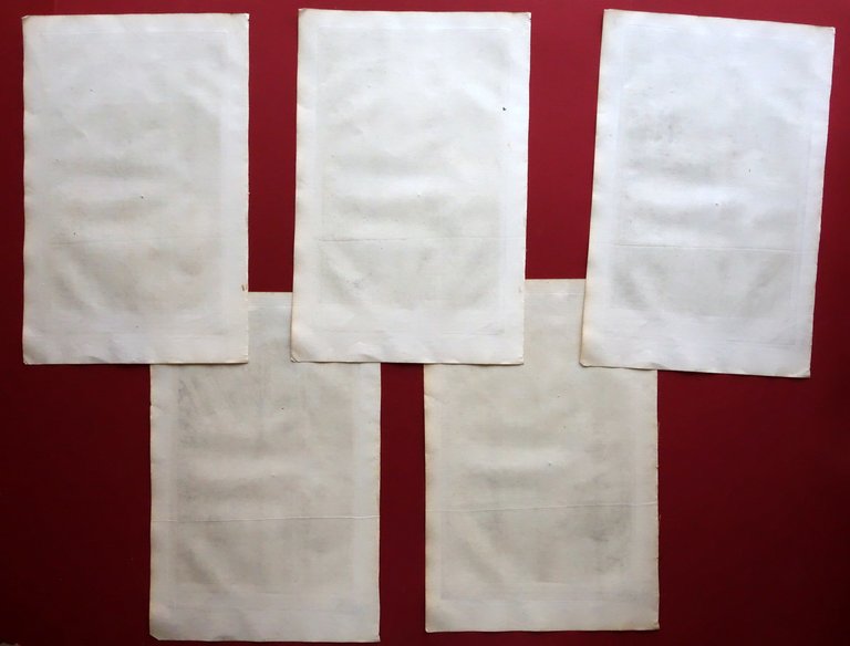 5 Tavole Acquaforte Histoire Naturelle Mineralogia Miniere Sequenza 1768ca.