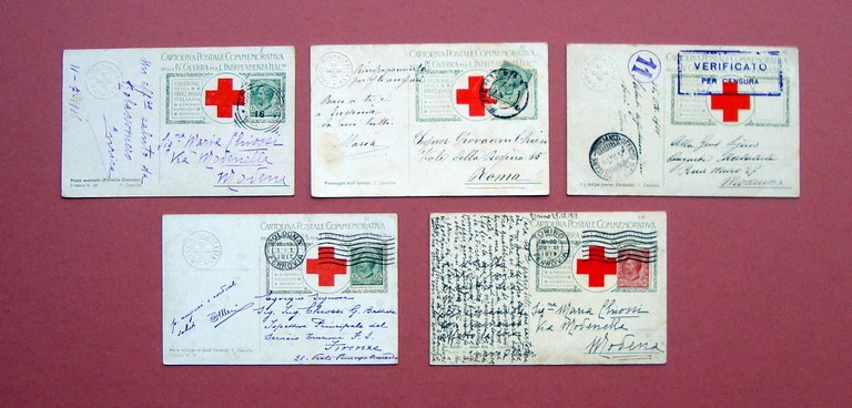 7 Cartoline illustratore Cascella Commemorative IV Guerra Indipendenza VG 1916 | Immagine Gallery 2