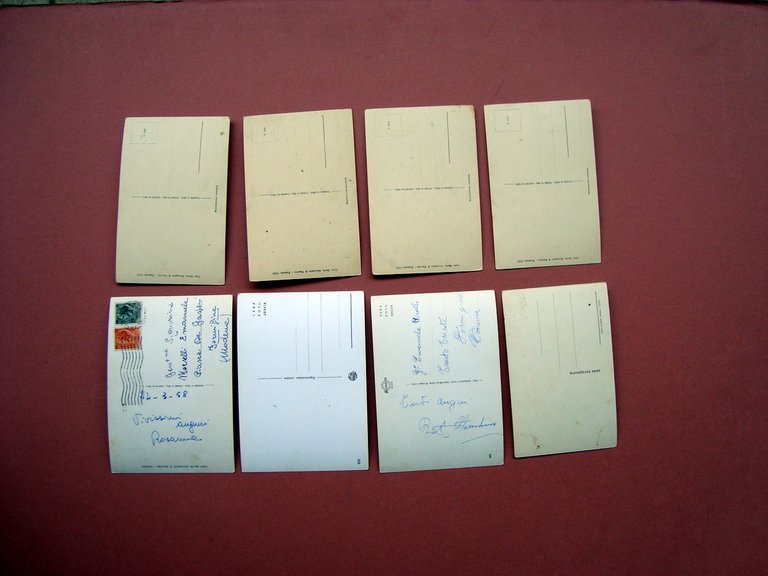 8 Foto-cartoline originali bianco/nero Attori Brando Delon Cervi Sordi Dean