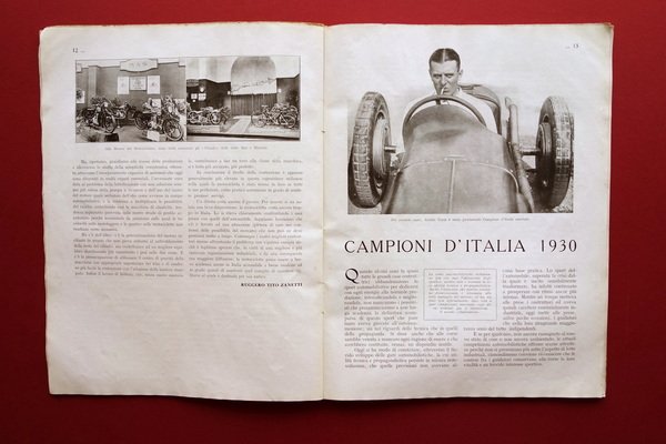 Lo Sport Fascista Anno IV N. 1 Gennaio 1931 Copertina Balbo Crociera