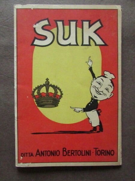 Libretto Pubblicit‡ Suk Bertolini Torino Condimento Ricette Cucina Anni Venti | Immagine principale