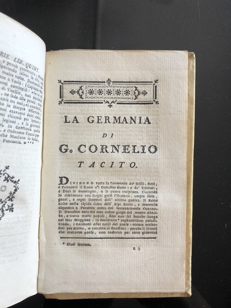 Cornelio Tacito Opere 1760 Traduzione Davanzati Vedova Parigi Quillau | Immagine Gallery 9
