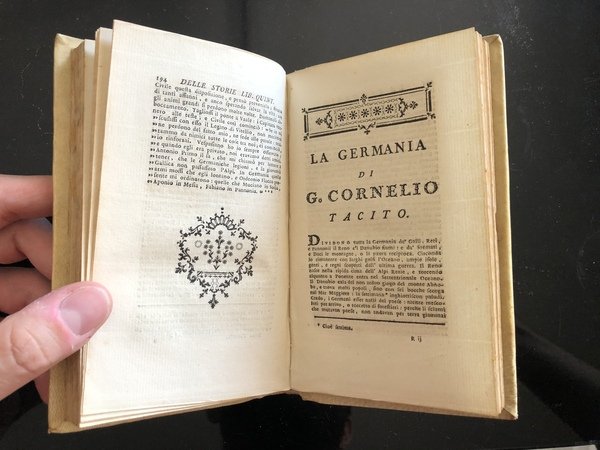 Cornelio Tacito Opere 1760 Traduzione Davanzati Vedova Parigi Quillau | Immagine Gallery 8
