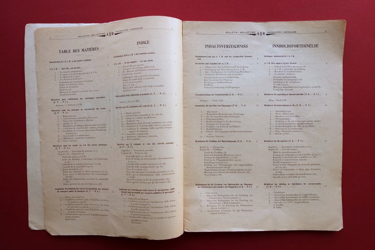 A.I.R. Bulletin Bollettino Aircraft International Register N. 1 1935 4 …