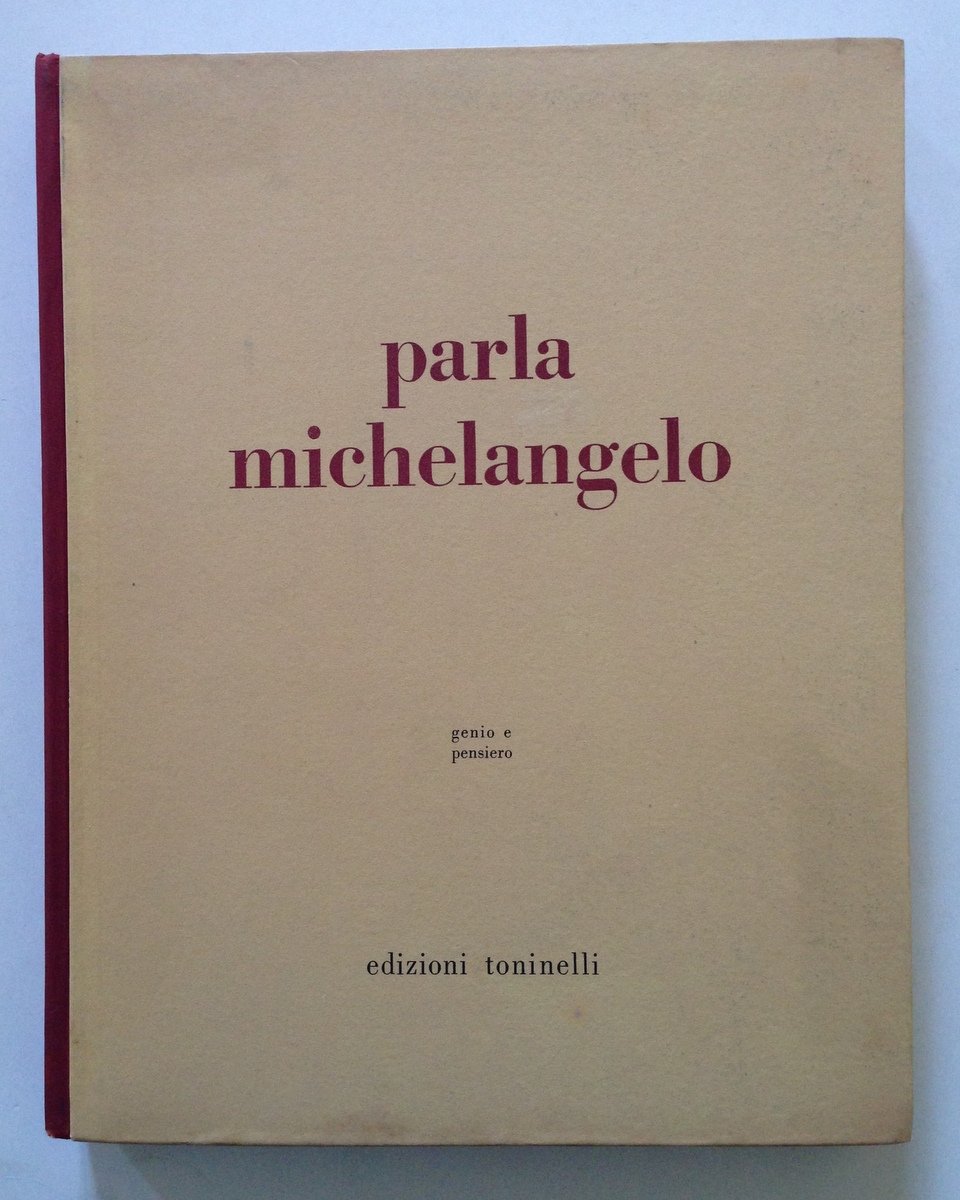 A L Cerchiari Parla Michelangelo Genio e Pensiero Edizioni Toninelli …