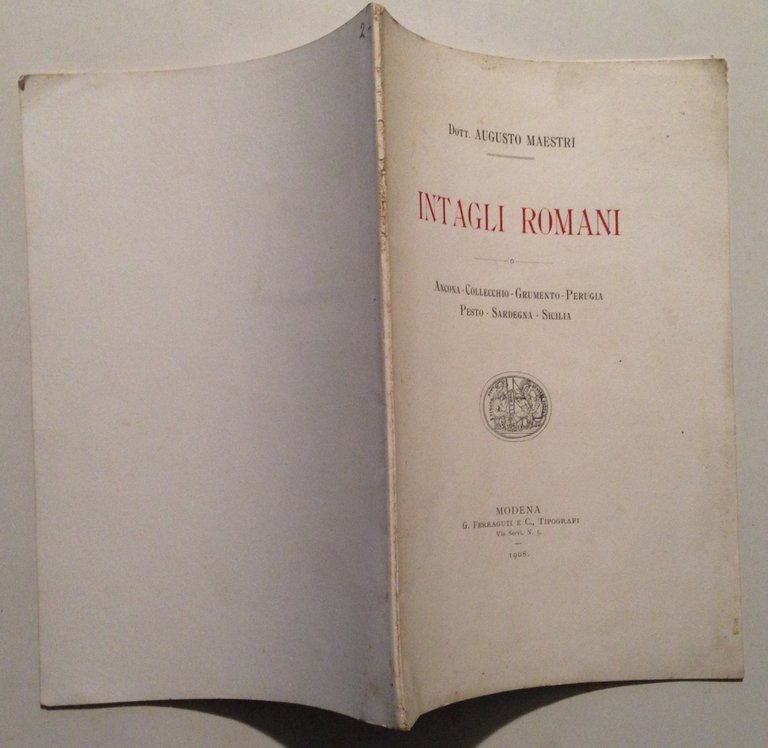 A. Maestri Intagli Romani Ancona Perugia Pesto Sardegna Sicilia Modena … | Immagine Gallery 2