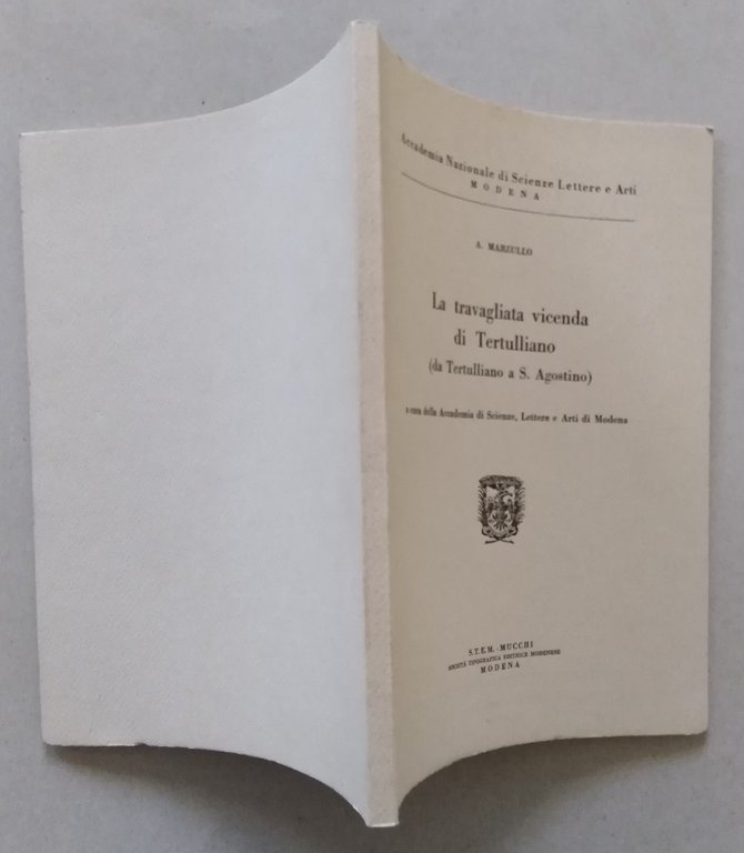 A. Marzullo La Travagliata Vicenda di Tertulliano STEM Mucchi Modena …