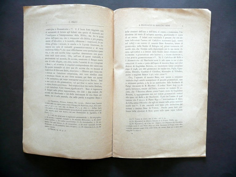 A Proposito di Maestro Bene Nota di Carlo Frati Forzani … | Immagine Gallery 2