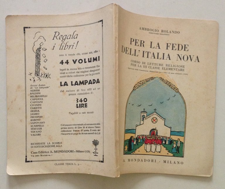 A. Rolando Per la Fede Dell'Italia Nova Corso Letture Religiose …