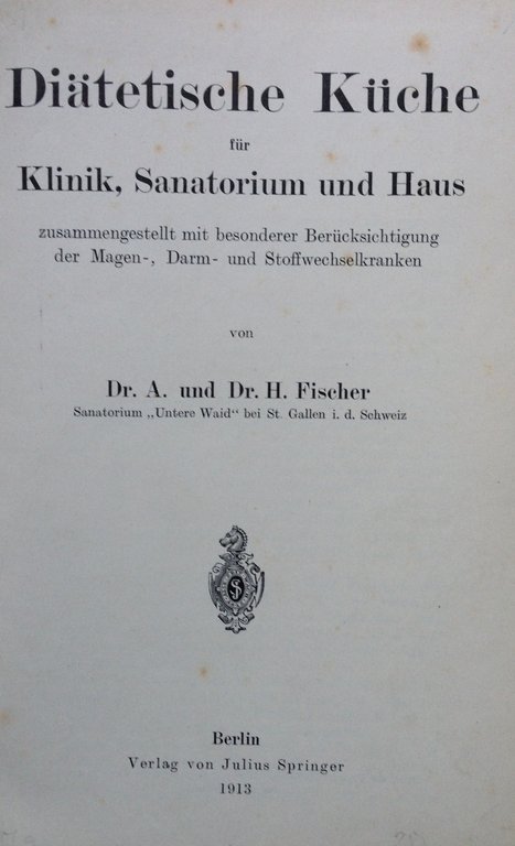A Und H Fischer Diaetetische Kueche fuer Klinik Sanatorium und … | Immagine Gallery 2