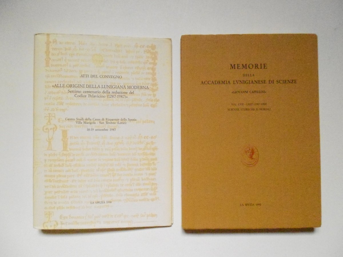 AA VV Atti del Convegno Alle Origini della Lunigiana Moderna …