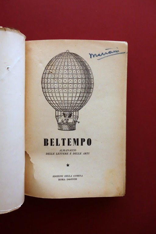AA. VV. Beltempo Almanacco delle Lettere e Arti Edizioni della … | Immagine Gallery 3
