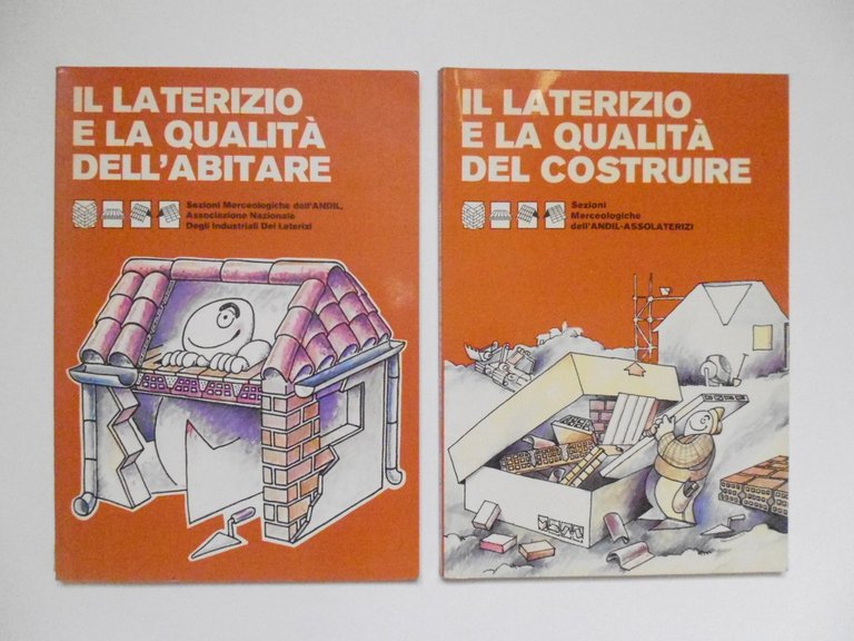 AA VV Il Laterizio E La Qualit‡ dell'Abitare Laterconsult Ed. 1982 1983 2 volumi