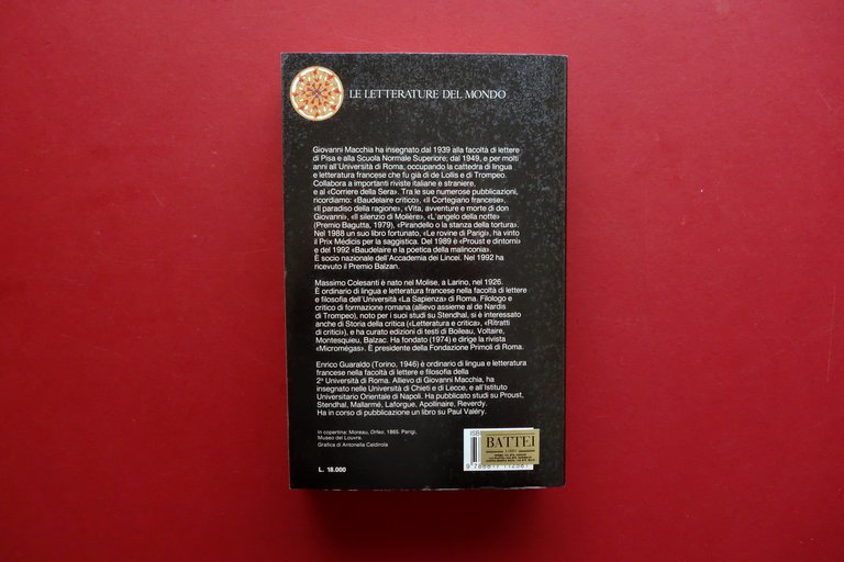 AA. VV. La Letteratura Francese dal Romanticismo al Simbolismo BUR …