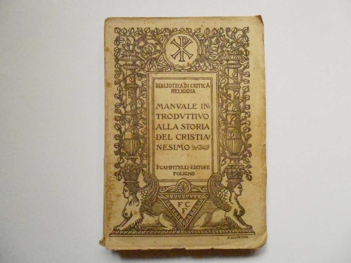 AA VV Manuale Introduttivo Alla Storia del Cristianesimo 1925 primo … | Immagine principale