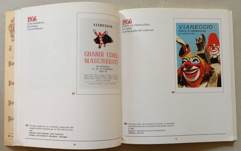 AA VV Viareggio Il Carnevale Nella Cartolina Tipolito Pezzini Viareggio …