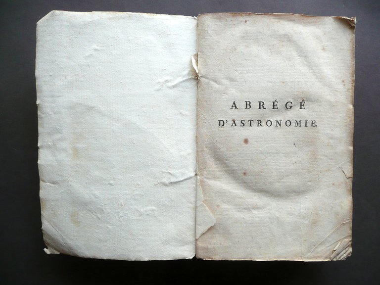 AbregÈ d'Astronomie par Jerome Lalande Didot Paris 1795 Astronomia Tavole …