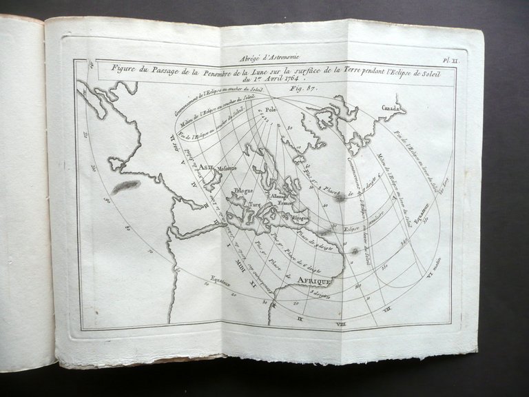 AbregÈ d'Astronomie par Jerome Lalande Didot Paris 1795 Astronomia Tavole …